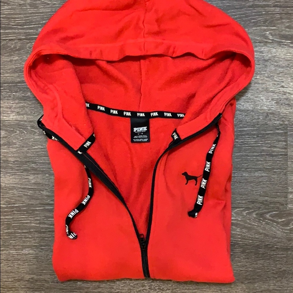 Victoria’s Secret PINK Zip Up Hooded Sweatshirt